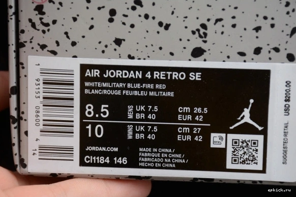 Rep EP What CI1184-146 Jordan Retro 4 CI1184-146 Air The 0328
